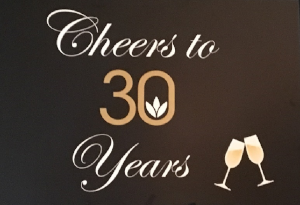 Cheers to 30 Years Poster