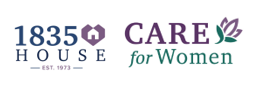 Logos for 1835 House and Care for Women
