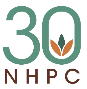 NHPC 30th Anniversary Stacked Logo