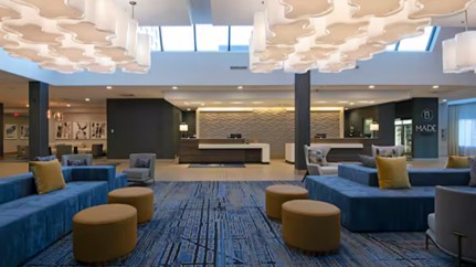 Lobby of the DoubleTree by Hilton West Edmonton